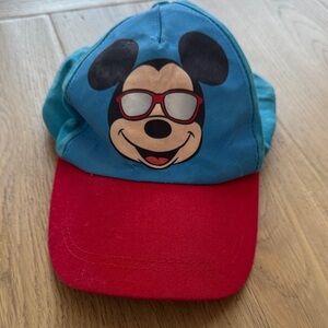 Disney Blue and Red Mickey Mouse Kids Hat